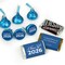 85 Pcs Graduation Candy Party Favors Milk Chocolate Hershey's Kisses with Stickers - Blue Class of 2025